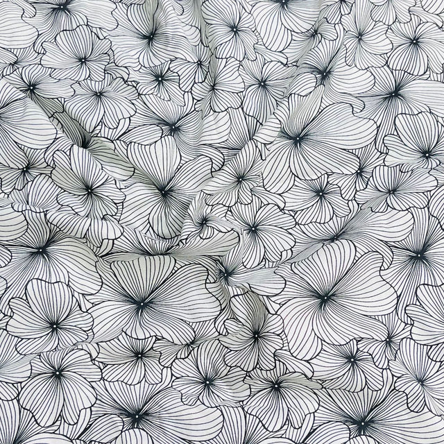 Pound A Metre Per Metre Premium Digital Cotton 45'' Wide (Flower)