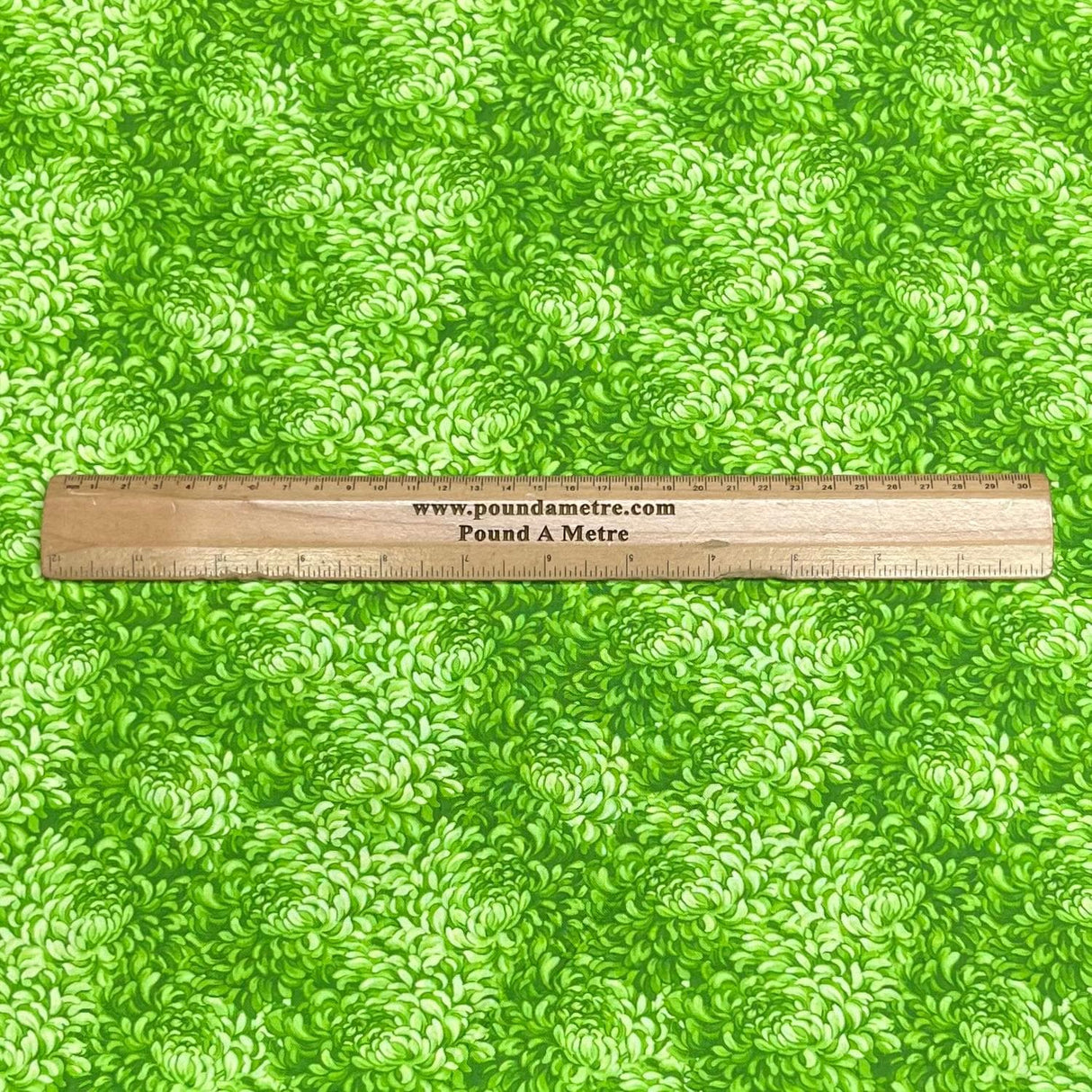 Pound A Metre Per Metre Premium Digital Cotton 45'' Wide (Green)