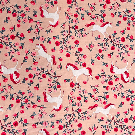 Pound A Metre Per Metre Premium Digital Cotton 45'' Wide (Horse)