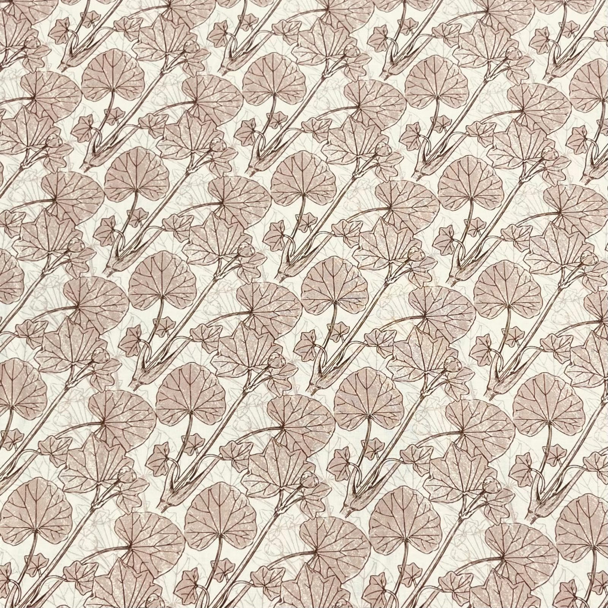 Pound A Metre Per Metre Premium Digital Cotton 45'' Wide (Light Brown)