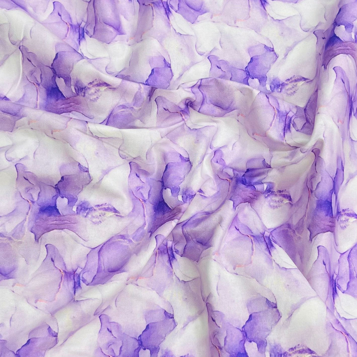 Pound A Metre Per Metre Premium Digital Cotton 45'' Wide (Lilac Marble)