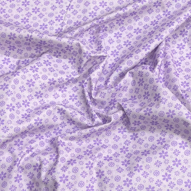 Pound A Metre Per Metre Premium Digital Cotton 45'' Wide (Lilac)