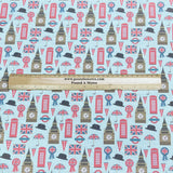 Pound A Metre Per Metre Premium Digital Cotton 45'' Wide (London)
