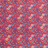 Pound A Metre Per Metre Premium Digital Cotton 45'' Wide (Maroon Garden)