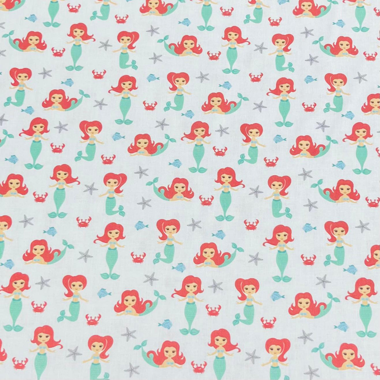 Pound A Metre Per Metre Premium Digital Cotton 45'' Wide (Mermaid)