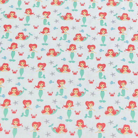 Pound A Metre Per Metre Premium Digital Cotton 45'' Wide (Mermaid)