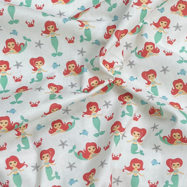 Pound A Metre Per Metre Premium Digital Cotton 45'' Wide (Mermaid)