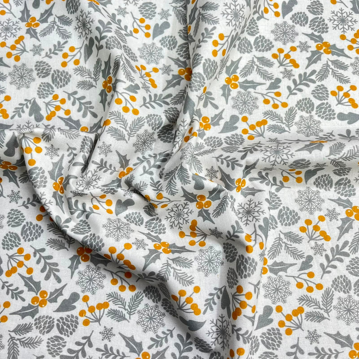 Pound A Metre Per Metre Premium Digital Cotton 45'' Wide (Mistletoe)