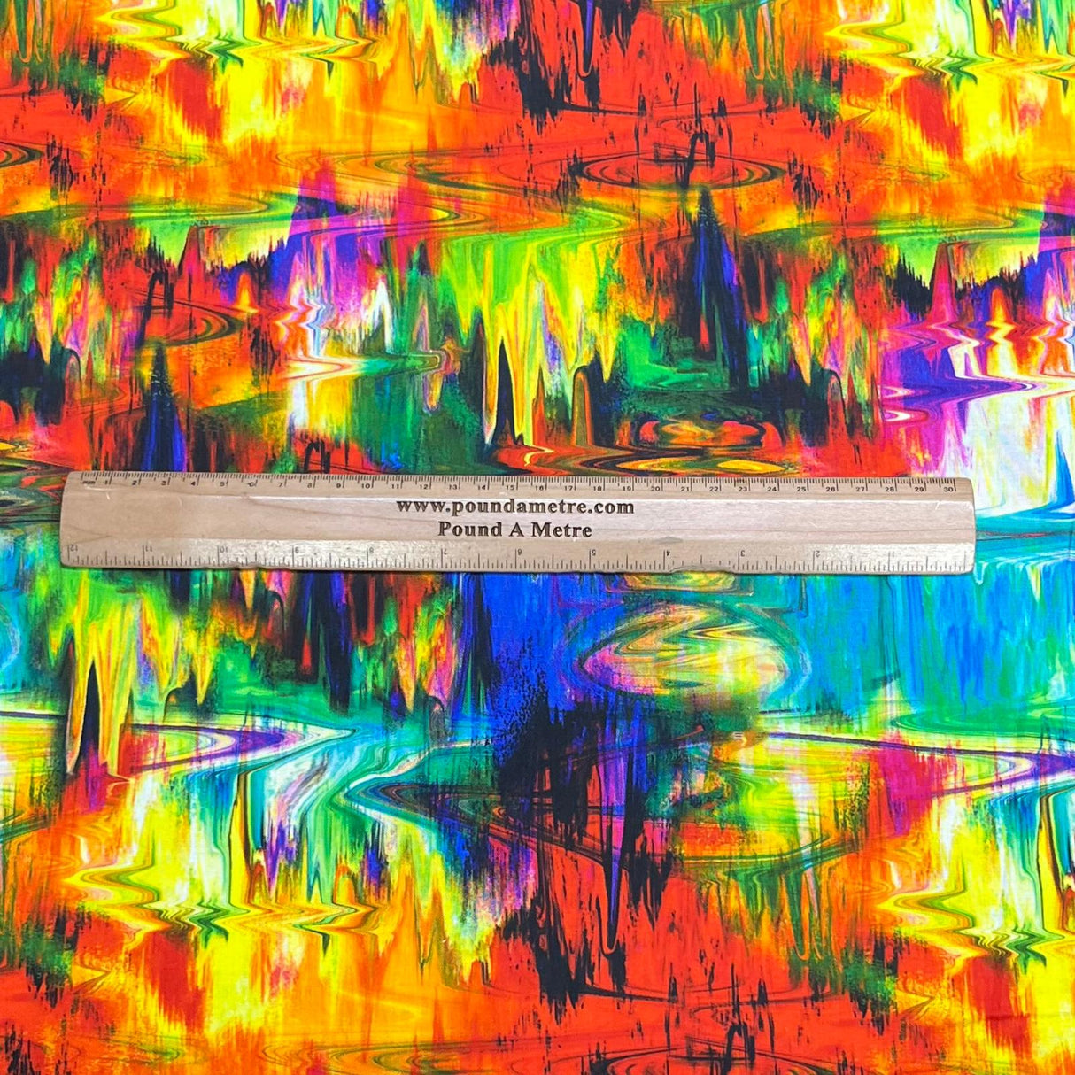 Pound A Metre Per Metre Premium Digital Cotton 45'' Wide (Multicolour)