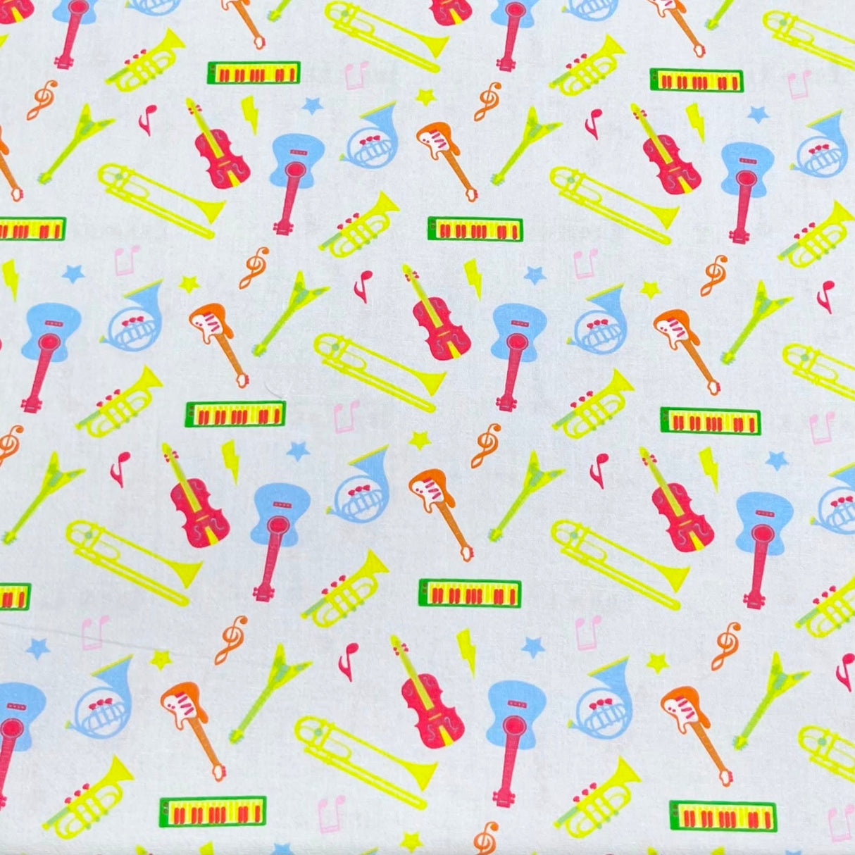 Pound A Metre Per Metre Premium Digital Cotton 45'' Wide (Music)