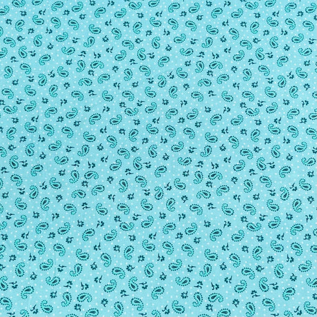 Pound A Metre Per Metre Premium Digital Cotton 45'' Wide (Ocean)