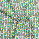 Pound A Metre Per Metre Premium Digital Cotton 45'' Wide (Pineapple)