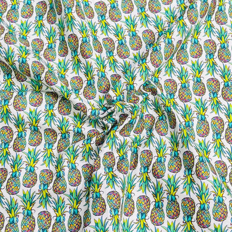 Pound A Metre Per Metre Premium Digital Cotton 45'' Wide (Pineapple)