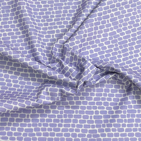 Pound A Metre Per Metre Premium Digital Cotton 45'' Wide (Purple Brick)
