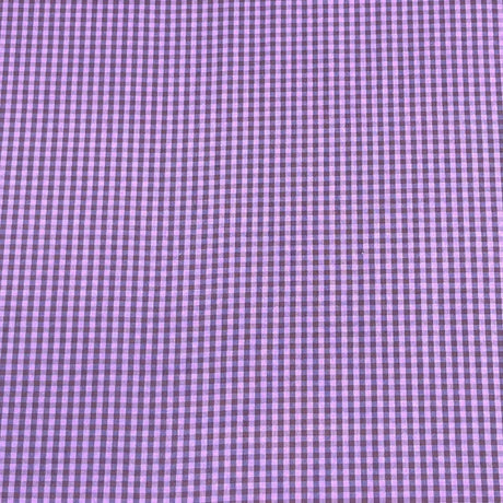 Pound A Metre Per Metre Premium Digital Cotton 45'' Wide (Purple Check)