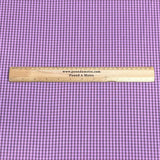 Pound A Metre Per Metre Premium Digital Cotton 45'' Wide (Purple Check)