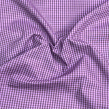 Pound A Metre Per Metre Premium Digital Cotton 45'' Wide (Purple Check)