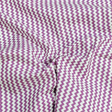 Pound A Metre Per Metre Premium Digital Cotton 45'' Wide (Purple & White)