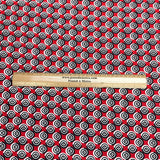 Pound A Metre Per Metre Premium Digital Cotton 45'' Wide (Red & Black)