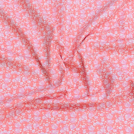 Pound A Metre Per Metre Premium Digital Cotton 45'' Wide (Rose)