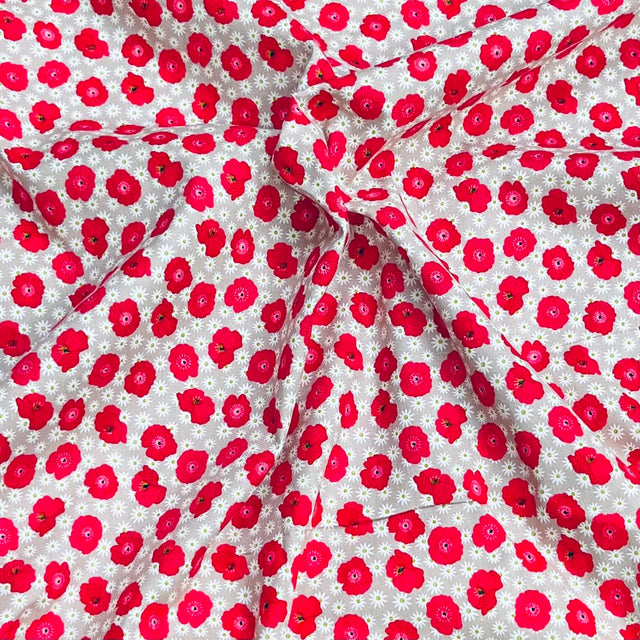 Pound A Metre Per Metre Premium Digital Cotton 45'' Wide (Rose)
