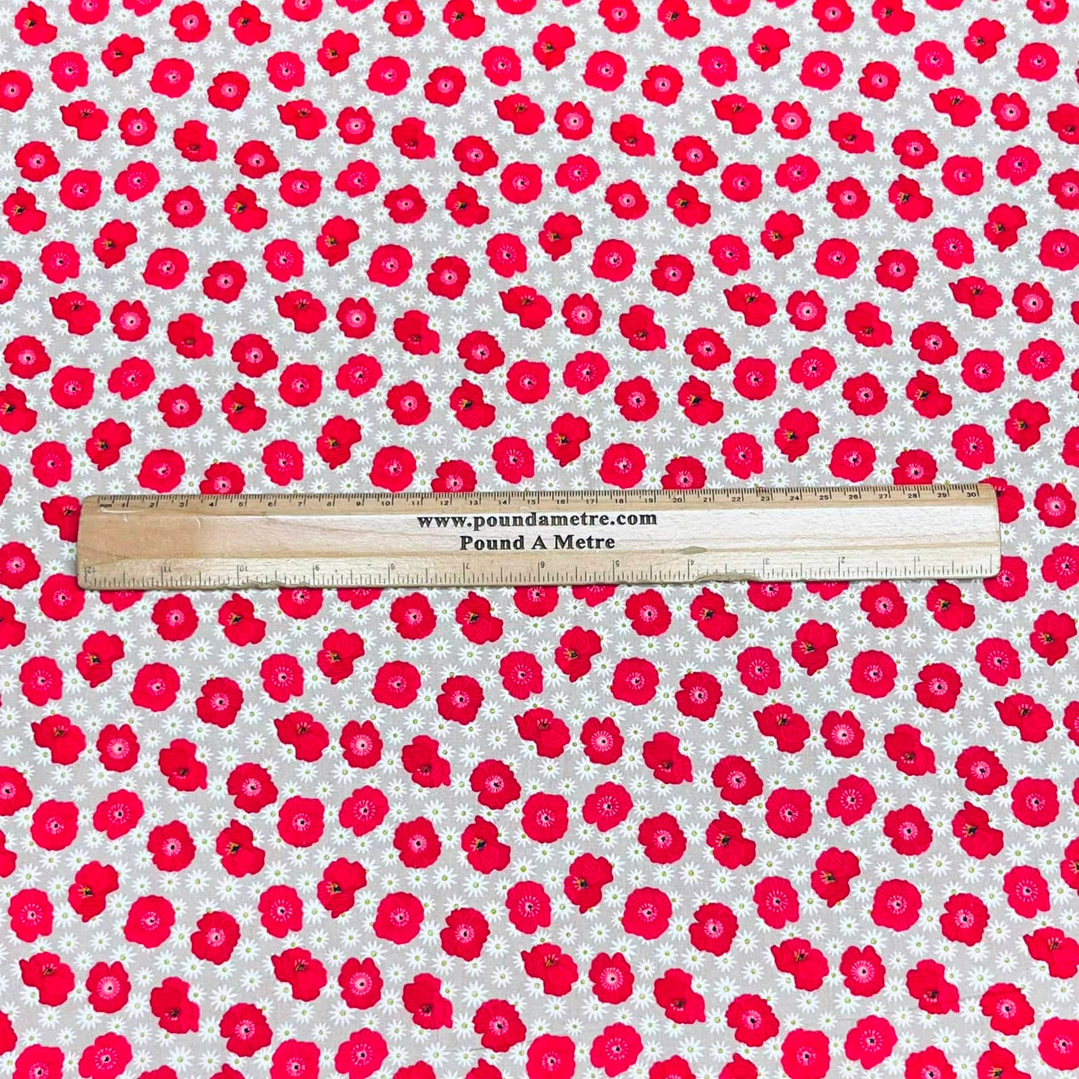 Pound A Metre Per Metre Premium Digital Cotton 45'' Wide (Rose)