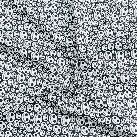 Pound A Metre Per Metre Premium Digital Cotton 45'' Wide (Skull)