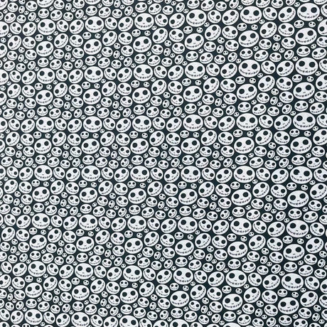 Pound A Metre Per Metre Premium Digital Cotton 45'' Wide (Skull)