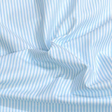 Pound A Metre Per Metre Premium Digital Cotton 45'' Wide (Sky & White)