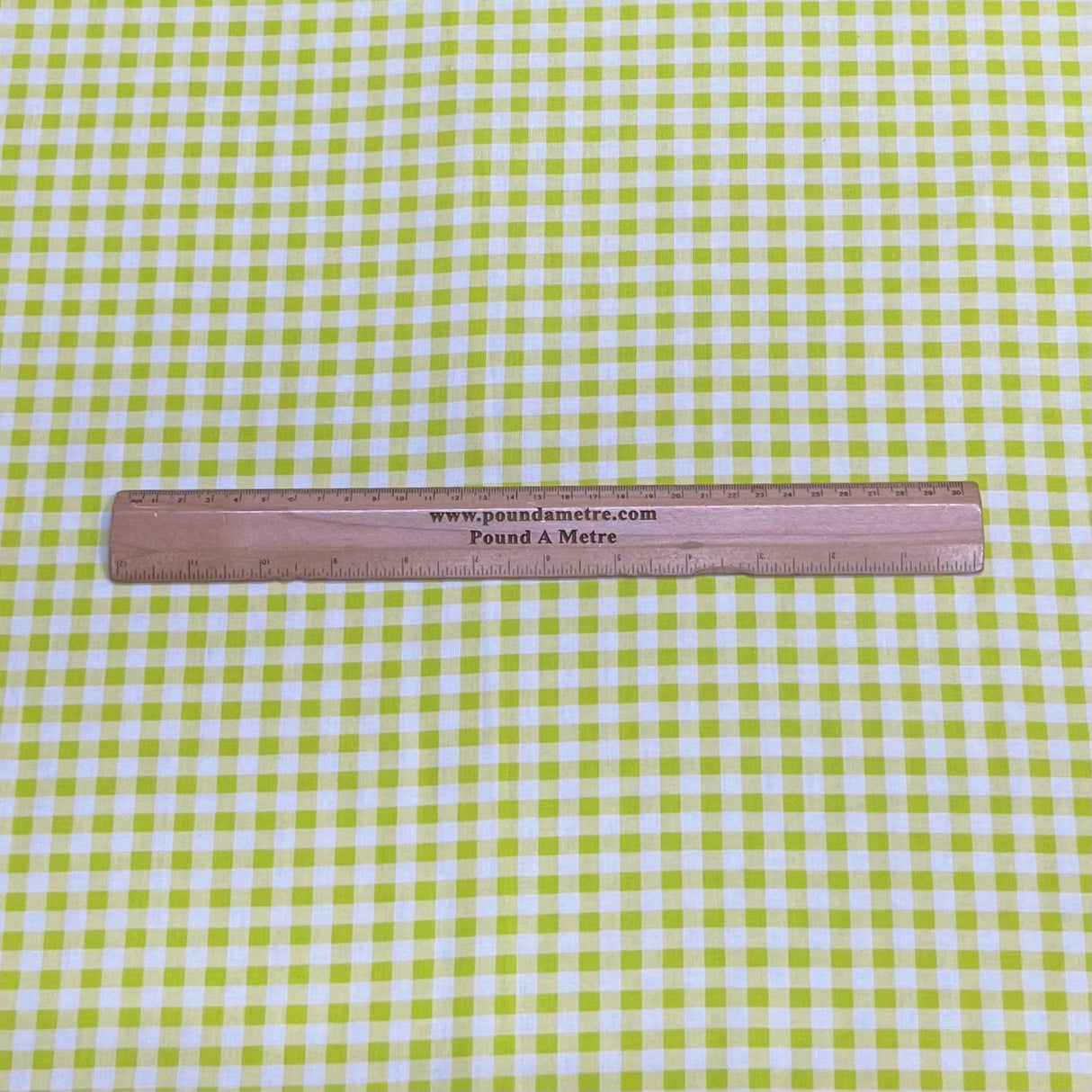 Pound A Metre Per Metre Premium Digital Cotton 45'' Wide (Yellows Check)