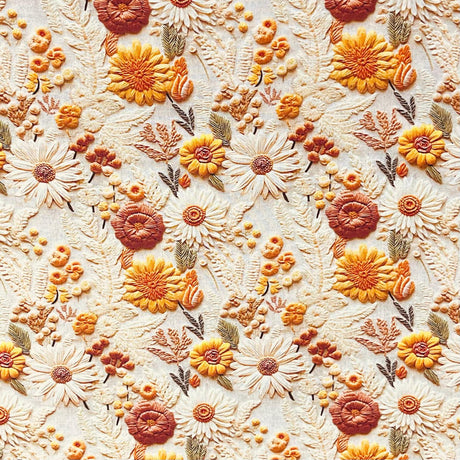 Pound A Metre Per Metre Premium Digital Printed Autumn Cotton 45'' Wide (Autumn)