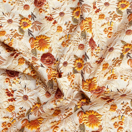 Pound A Metre Per Metre Premium Digital Printed Autumn Cotton 45'' Wide (Autumn)