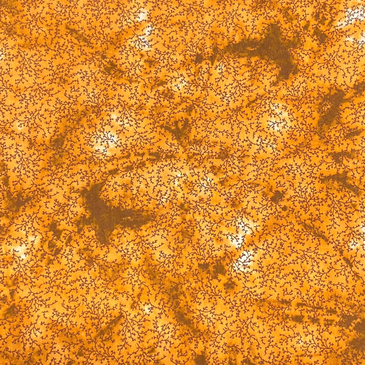 Pound A Metre Per Metre Premium Digital Printed Autumn Cotton 45'' Wide (Lava)
