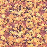 Pound A Metre Per Metre Premium Digital Printed Autumn Cotton 45'' Wide (Leaf)