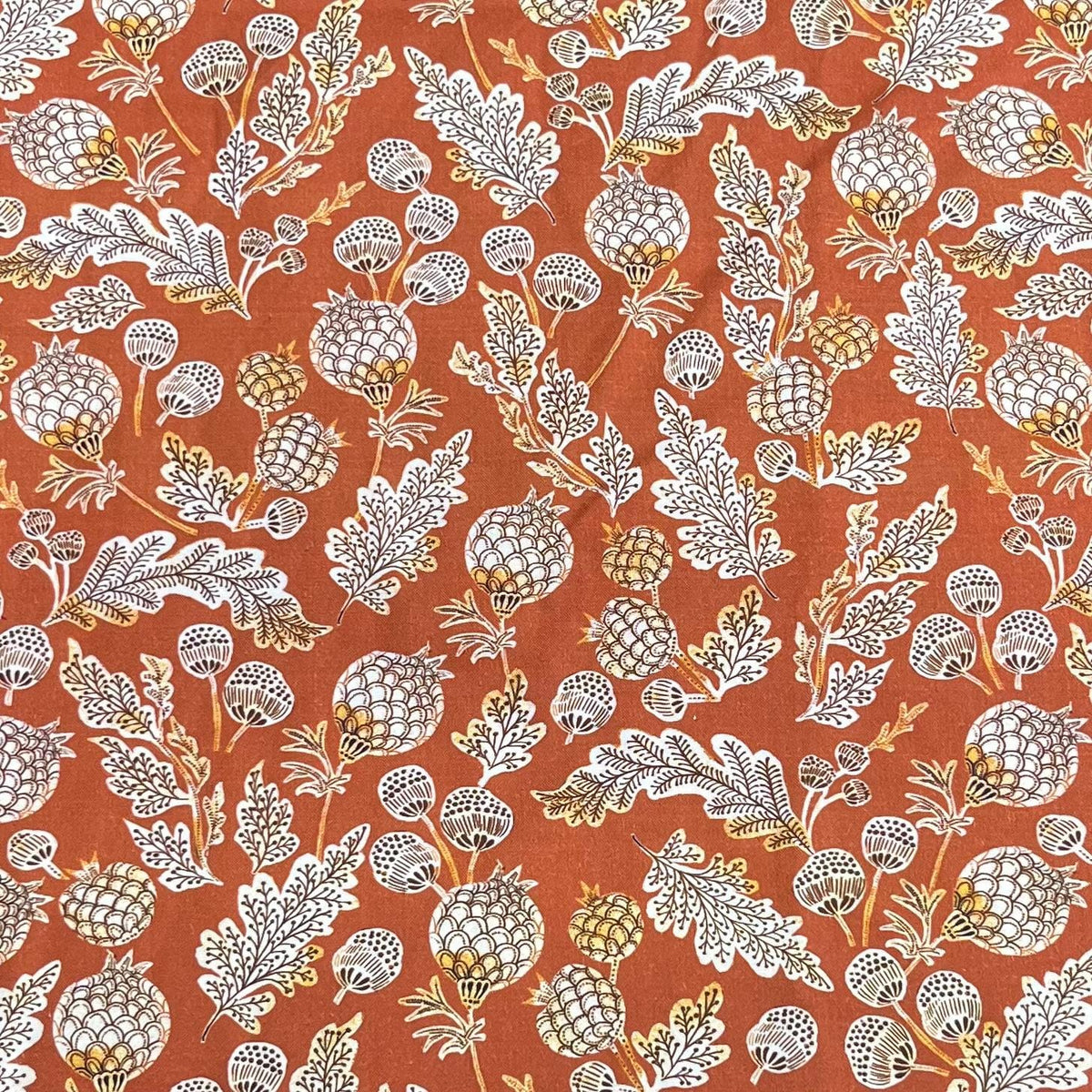 Pound A Metre Per Metre Premium Digital Printed Autumn Cotton 45'' Wide (Pinecorn)