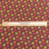 Pound A Metre Per Metre Premium Digital Printed Autumn Cotton 45'' Wide (Tree Leaf)