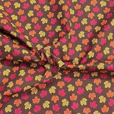 Pound A Metre Per Metre Premium Digital Printed Autumn Cotton 45'' Wide (Tree Leaf)