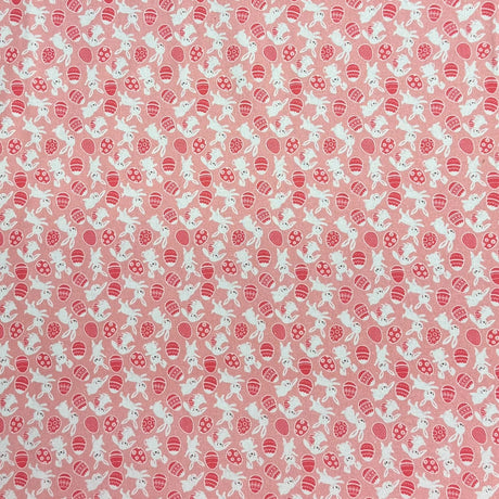 Pound A Metre Per Metre Premium Digital Printed Cotton 45'' Wide (Bunny Cloral)