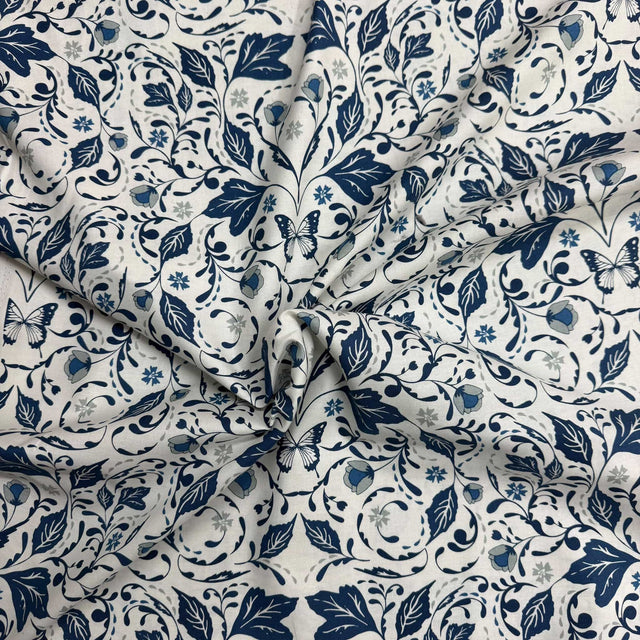 Pound A Metre Per Metre Premium Digital Printed Cotton 45'' Wide (Butterflies)