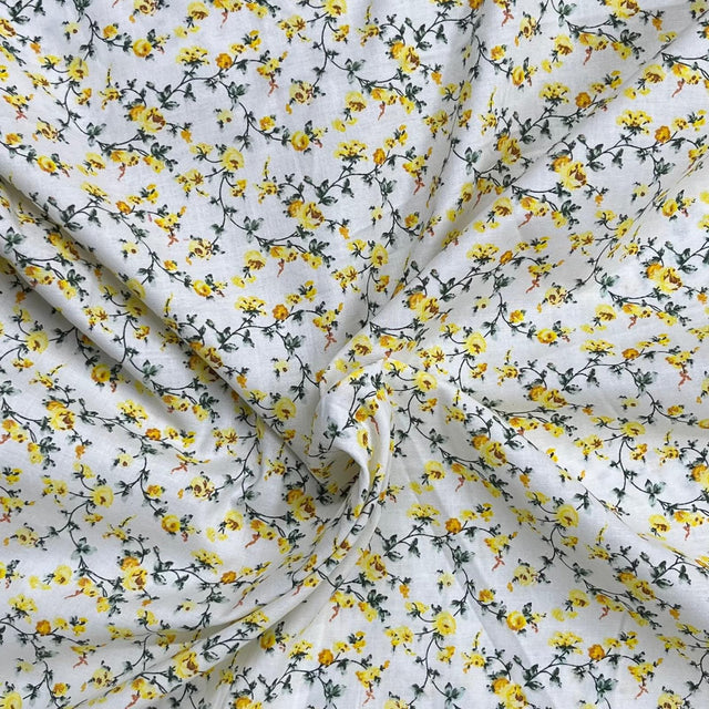 Pound A Metre Per Metre Premium Digital Printed Cotton 45'' Wide (Daisy)