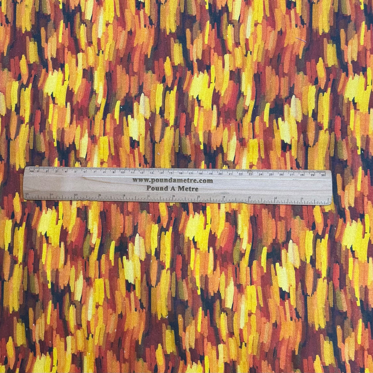 Pound A Metre Per Metre Premium Digital Printed Cotton 45'' Wide (Flames)