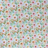 Pound A Metre Per Metre Premium Digital Printed Cotton 45'' Wide (Flower Bed)