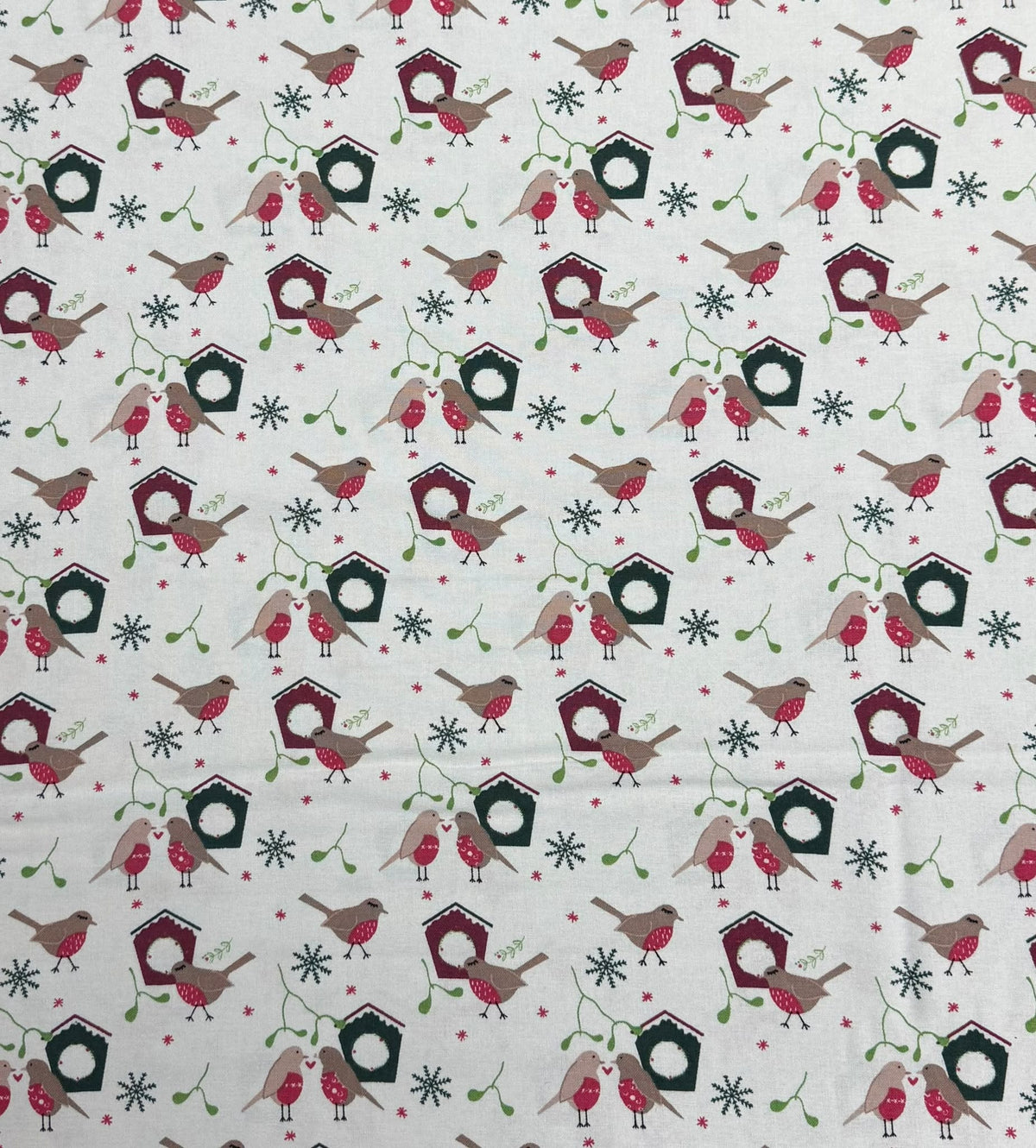Pound A Metre Per Metre Premium Digital Printed Cotton 45'' Wide (Love Birds)
