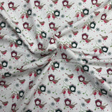 Pound A Metre Per Metre Premium Digital Printed Cotton 45'' Wide (Love Birds)