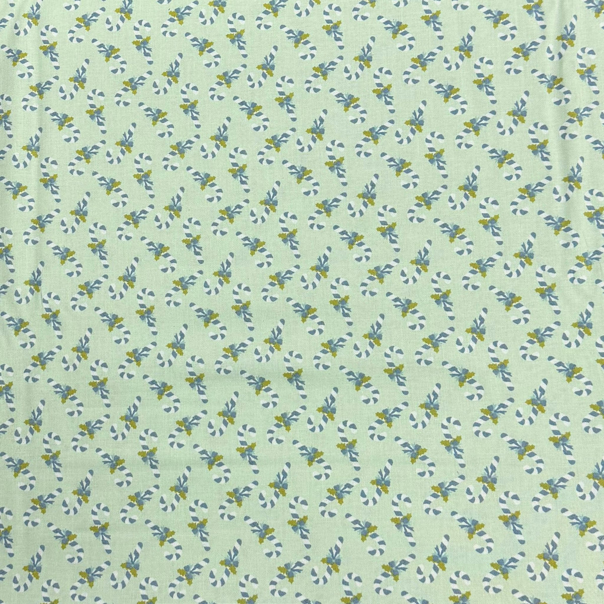 Pound A Metre Per Metre Premium Digital Printed Cotton 45'' Wide (Mint Christmas)