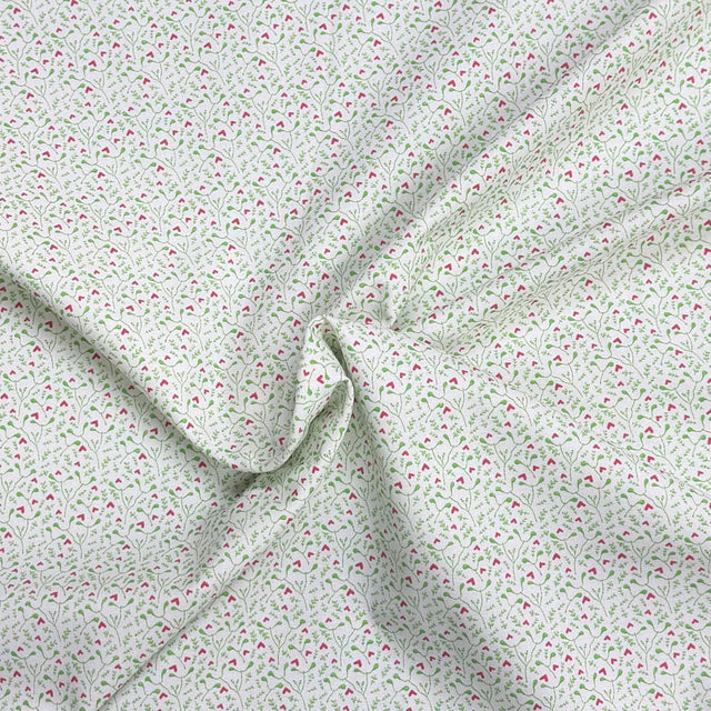 Pound A Metre Per Metre Premium Digital Printed Cotton 45'' Wide (Mint Heart)