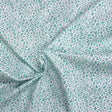 Pound A Metre Per Metre Premium Digital Printed Cotton 45'' Wide (Mint & White)