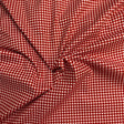 Pound A Metre Per Metre Premium Digital Printed Cotton 45'' Wide (Red Checks)