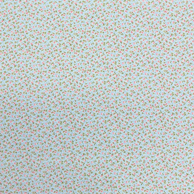 Pound A Metre Per Metre Premium Digital Printed Cotton 45'' Wide (Sky Flower)