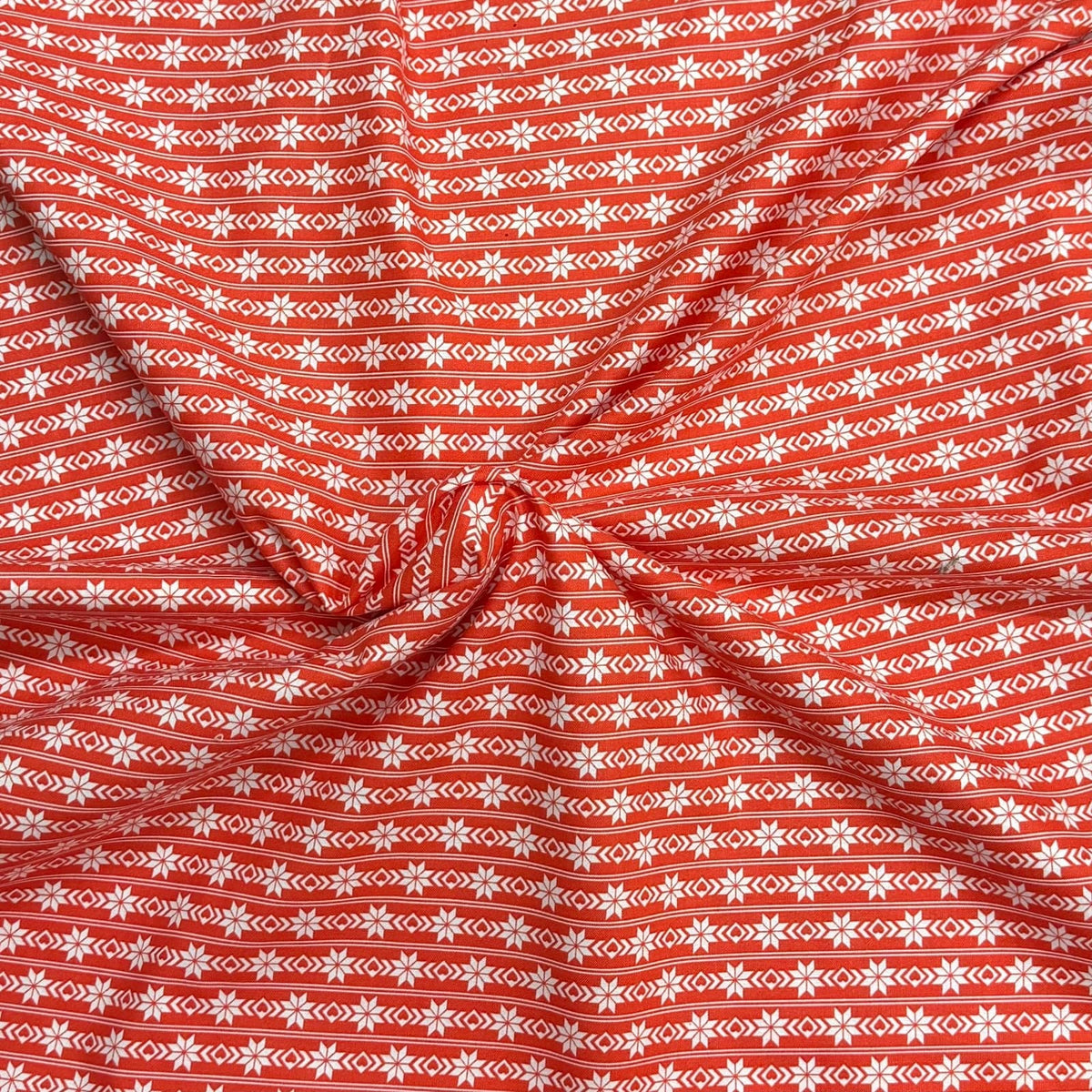 Pound A Metre Per Metre Premium Digital Printed Cotton 45'' Wide (Snow Flake)
